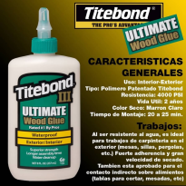 Adhesivo TITEBOND sumergible 946ml
