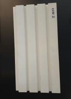 Revestimiento alistonado Blanco 15mmx154.5x3.66. 6 unidades